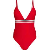 Tommy Hilfiger - Badpak - Effen - Verstelbare Spaghettibandjes - Logoband