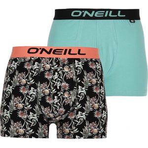 O'Neill premium heren boxershorts 2-pack - flowers - maat L