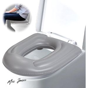 Mrs. Jones zacht en comfortabel opblaasbaar toiletzitkussen wc-brillen senioren volwassenen. .