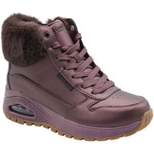 SKECHERS - UNO RUGGED - Veterlaarsjes - Aubergine
