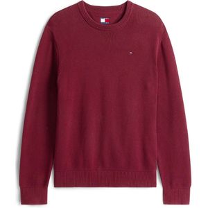 Tommy Jeans - Slim Fit - Pullover - Effen - Puur Katoen
