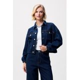Catwalk Junkie - Tuck In Denim Jacket - Donkerblauw - Jack