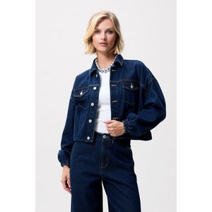 Catwalk Junkie - Tuck In Denim Jacket - Donkerblauw - Jack