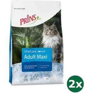 Prins cat vital care adult maxi kattenvoer 2x 4 kg