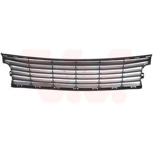 VanWezel - 4346590 - Grille - Zwart - Voor Renault Scenic 04/2009 tot 2016