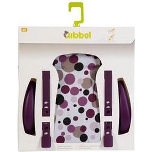 Duodeel qibbel stylingset luxe dots purple achter - PAARS