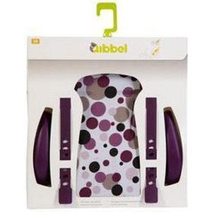 Duodeel qibbel stylingset luxe dots purple achter - PAARS