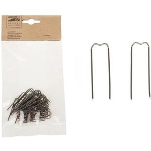 Dijk Natural Collections Bloemisten steekkrammetjes - 50x st - 1-4 cm - planten klemmen