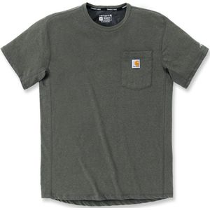Carhartt - Force Pocket T-shirt - Basil Heather - Korte Mouwen