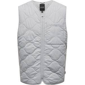 Only & Sons - Quilt Liner Vest - Mouwloos Gilet - Hoge Hals - Ritssluiting