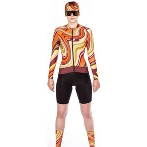 Bioracer Epic Liquid Lola Dames Fietsshirt met Armwarmers