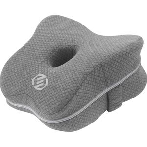 Equivera kniekussen voor in bed - kniekussen - beenkussen - kniekussen voor in bed zijslapers - kniekussen orthopedisch - kniekussen traagschuim