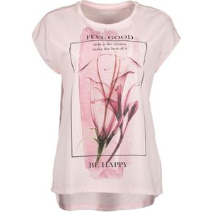 Blue Seven - Shirt 105866 roze print dames - maat 42