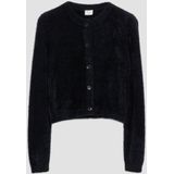 Gebreid Vest - Effen - Knitwear - Lange Mouw - Ronde Hals