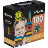 BBlocks bouwplankjes kleur, 100 stuks