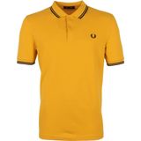 Fred Perry - Polo M3600-P28 Geel - Slim-fit - Heren Poloshirt Maat S