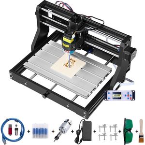 Jemaison® Laser graveermachine PRO - Hoge precisie - USB poort - Laser cutter - laser graveermachine - 10000 RPM - 2500 MW laser