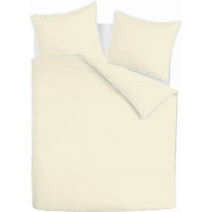 Dekbed Discounter - Lanotte - Dekbedovertrek - Wit/Creme - Katoen-satijn