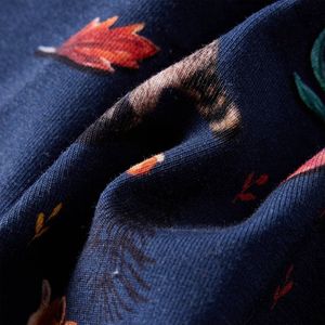 vidaXL-Kinderrok-dierenprint-92-marineblauw