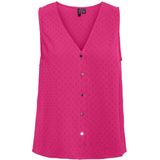 VERO MODA VMULLA SL V-NECK TOP BTQ GA Dames Top - Maat S