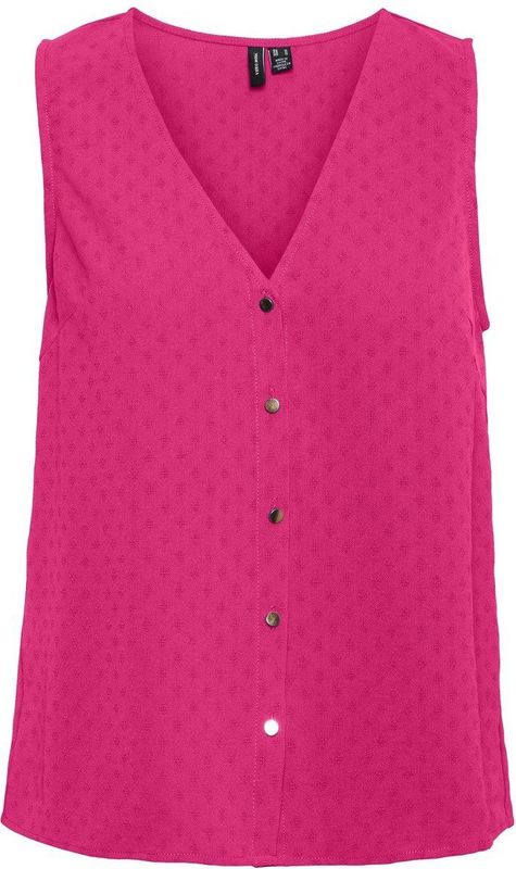 VERO MODA VMULLA SL V-NECK TOP BTQ GA Dames Top - Maat S