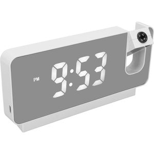 Solacis Wekkerradio Met Projectie - Wekkerradio - Digitale wekker - Wekkerradio kinderen - Wekker met projectie op plafond - Must have!