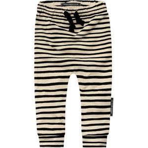 Your Wishes Stripes Jogging Nude - Sweatpants - Gestreept - Ecru/Zwart - Unisex - Maat 62/68