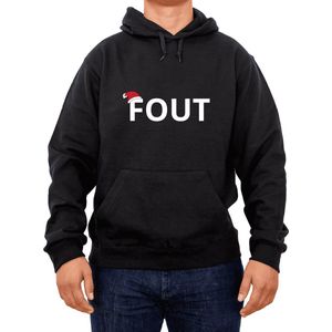 Kersttrui | Foute kersttrui dames | Foute kersttrui heren | Kerst hoodie | Kerstcadeau | Maat M | Zwart | Fotofabriek