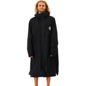 2024 Rip Curl Surf Serie Met Capuchon Robe / Poncho - Black