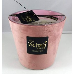 Victoria with Love - Kaars - Geurkaars - Peach Velvet - Medium - Glas - Indoor