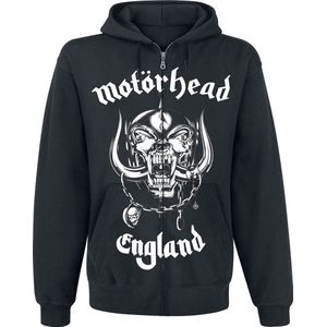 Motörhead England Vest met capuchon zwart M Katoen -