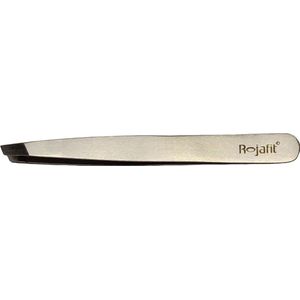 Rojafit Epilators Professionele Pincet schuin 9,5 cm-RVS