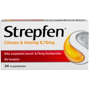 Strepfen Citroen & Honing - 2 x 24 zuigtabletten