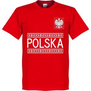 Polen Team T-Shirt - Rood - L