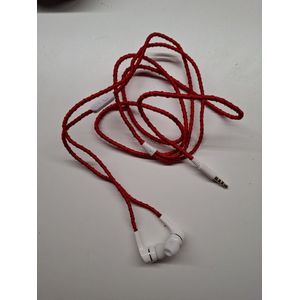 merkloos Oordoppen met draad en microfoon - voor Muziek - Wit - 3.5mm