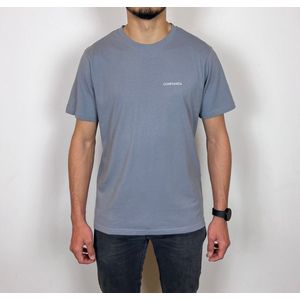 Confianza Clothing- T-shirt Lava Grey Sparker- Duurzaam- kinderarbeid vrij- Maat L