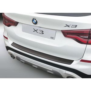 RGM ABS Achterbumper beschermlijst passend voor BMW X3 (G01) 10/2017- Zwart