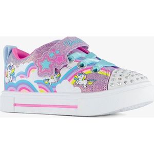 Skechers Twinkle Sparks - Jumpin' Clou Meisjes Sneakers - Paars;Multicolour - Maat 22