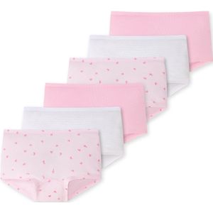 Schiesser Meisjes shorts 6 pack Kids Girls 95/5 Organic Cotton