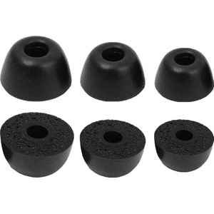Ibley - Foam Oortips - Zwart - Voor Samsung Galaxy Buds 2 Pro - 3 Paar
