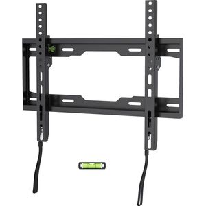 Fixe tv-wandhouder, ultraslim tv-houder voor 26-60 inch LED, LCD, OLED, 4K, plasma-tv, wandafstand slechts 33 mm, televisiewandhouder, max. VESA 400 x 400 mm, tot 45 kg, tv-houder