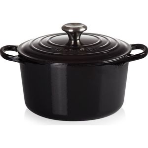 Le Creuset Gietijzeren Braadpan Hoog Ebben Zwart 24cm