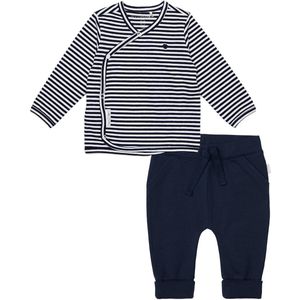 Noppies - Kledingset - 2delig - Broek Naupli Donkerblauw - Shirt SOLY - Maat 68