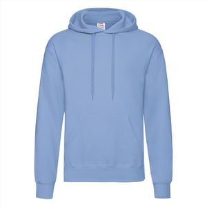 Fruit of the Loom - Classic Hoodie - Poeder Blauw - M