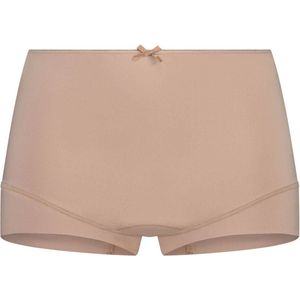 RJ Bodywear Pure Color dames short (1-pack) - lichtbruin - Maat: L