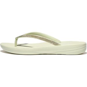 FitFlop Iqushion Ombre Sparkle Flip-Flops GROEN - Maat 36