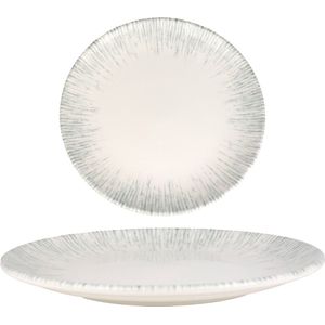 Bonna Dinerbord - Iris - Porselein - 25 cm - set van 6