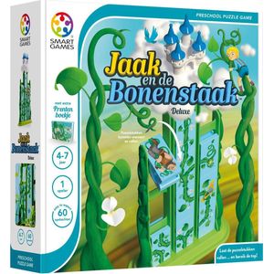 SmartGames - Jaak en de Bonenstaak - 60 puzzelopdrachten - met gratis sprookjesboek