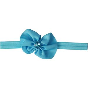 Jessidress Hoofdband Baby Haarband met haarbloemen – Blauw