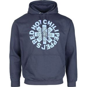 Red Hot Chili Peppers Aztek Logo Heren Trui met capuchon - blauw - M